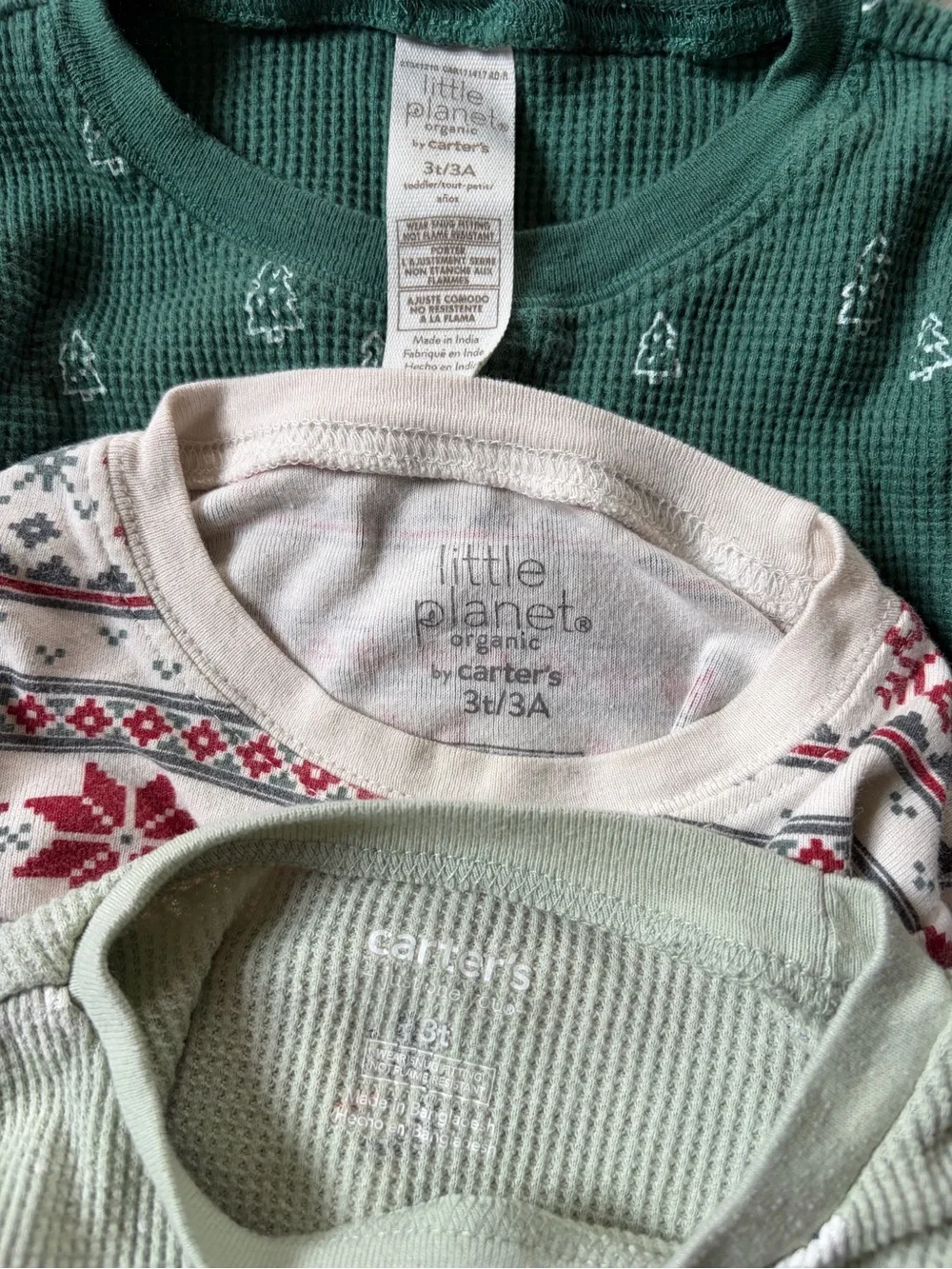 Toddler Christmas Pajama Bundle 3T